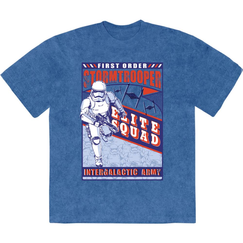 Disney Star Wars - First Order Elite Squad Mens Tshirt - Blue